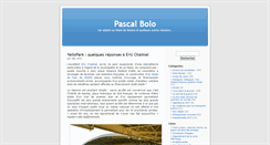 Desktop Screenshot of pascalbolo.fr